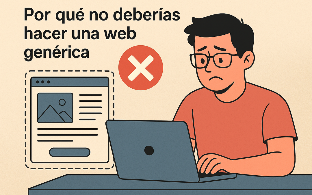 Por qué no deberías hacer una web genérica (y qué deberías hacer en su lugar)